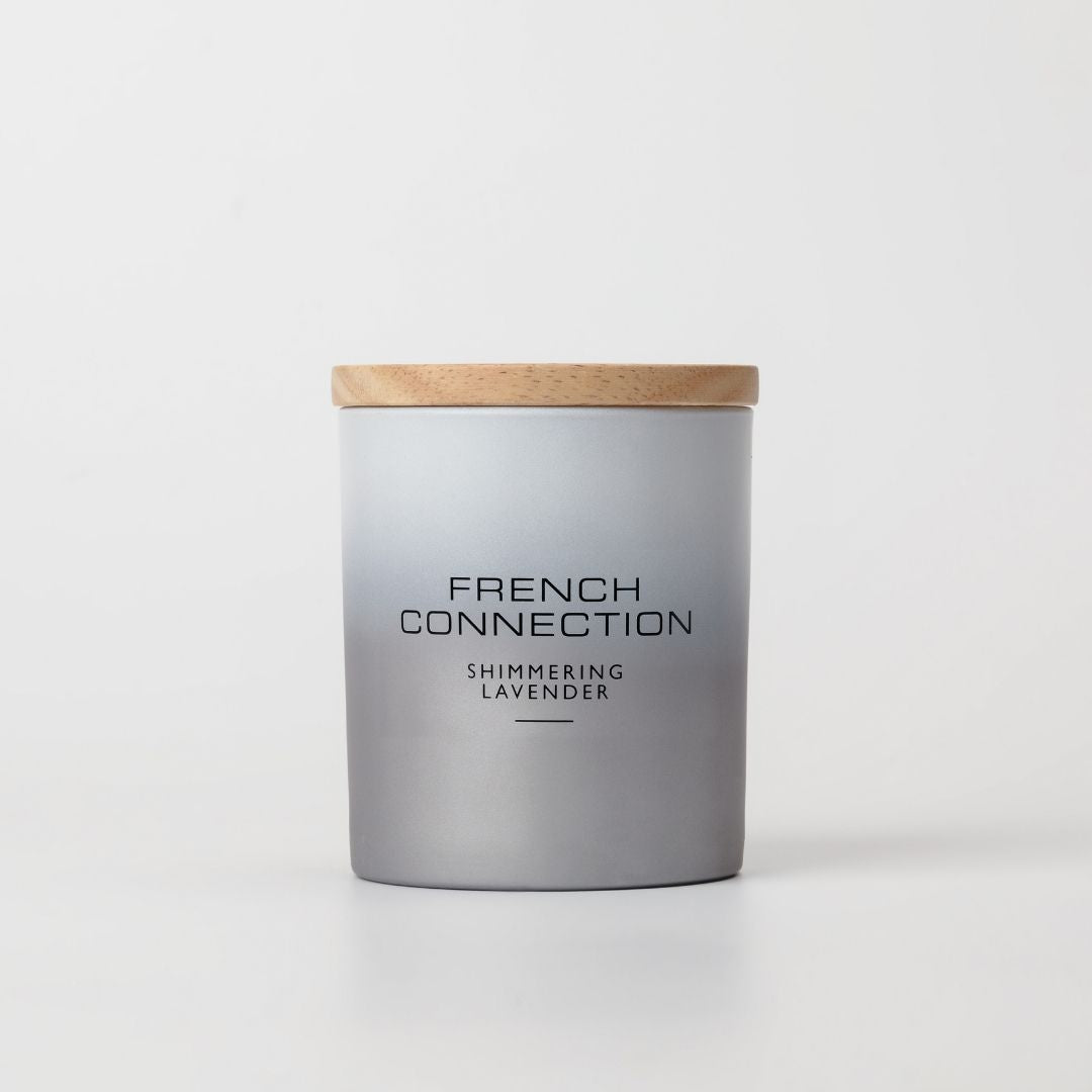 French Connection 1 Wick Scented Candle Shimmering Lavender