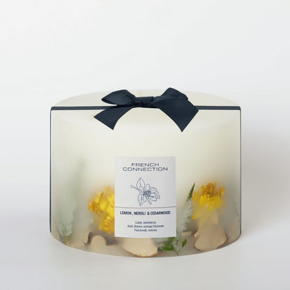 French Connection 4 Wick Scented Candle Lemon, Neroli & Cedarwood