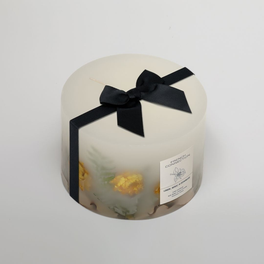 French Connection 4 Wick Scented Candle Lemon, Neroli & Cedarwood