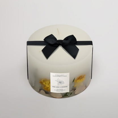 French Connection 4 Wick Scented Candle Lemon, Neroli & Cedarwood