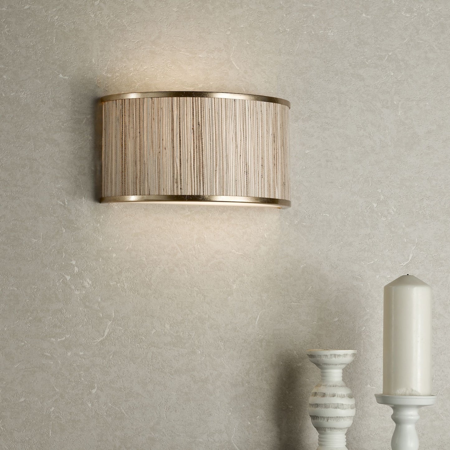 Fenella 2 Light Gold Wall Light