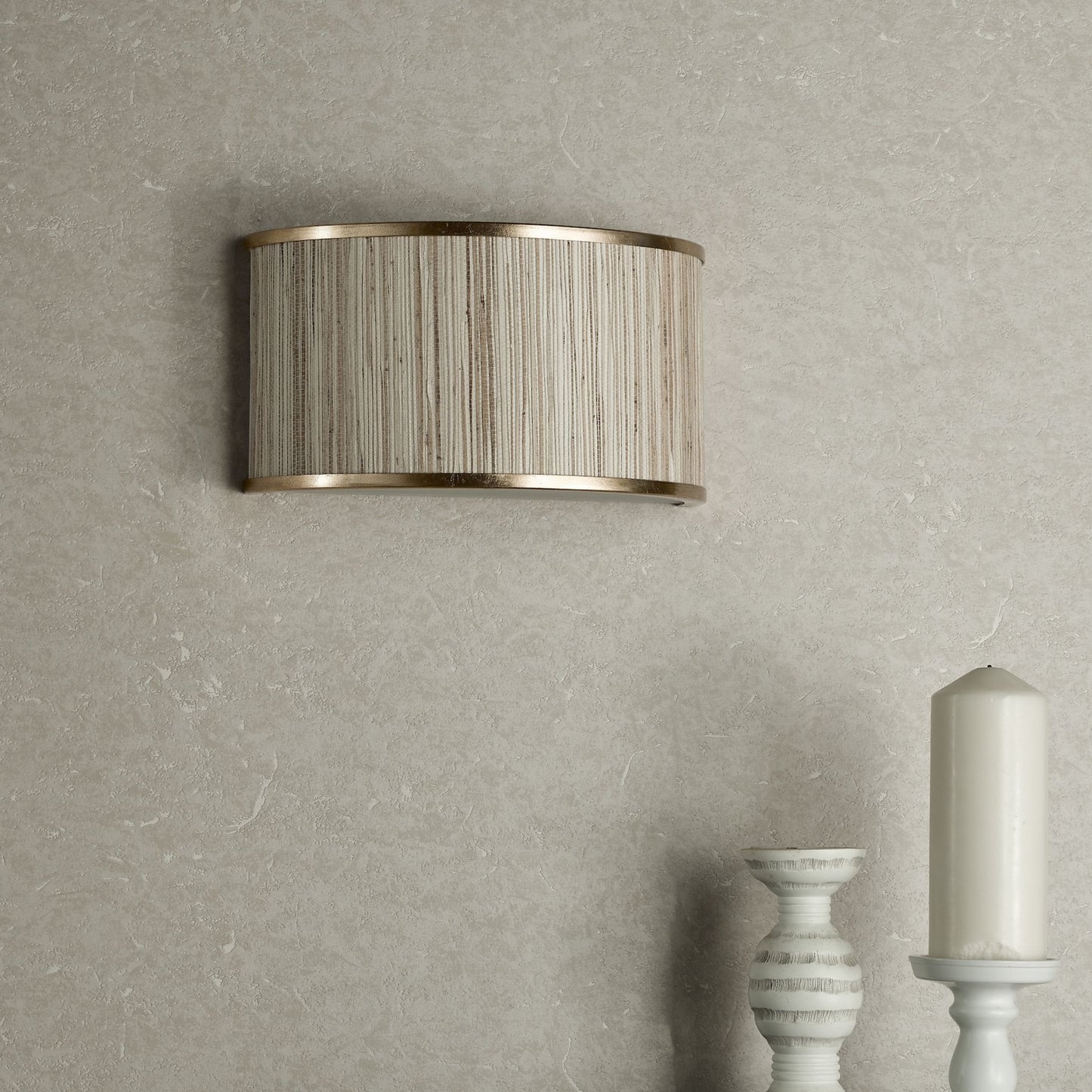 Fenella 2 Light Gold Wall Light