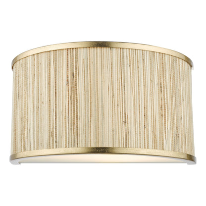 Fenella 2 Light Gold Wall Light