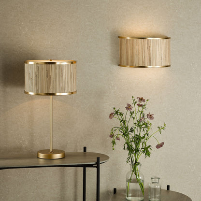 Fenella 2 Light Gold Wall Light