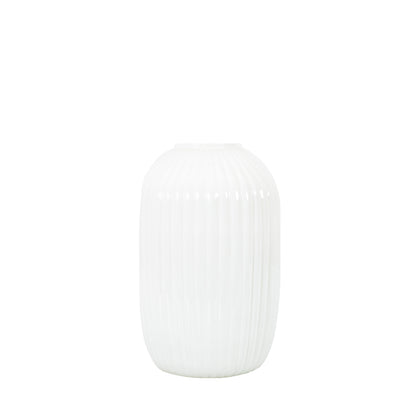 Fjord Medium White Vase