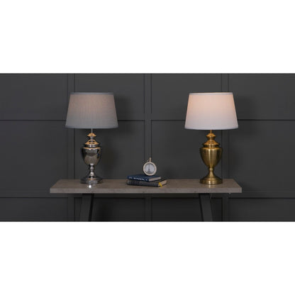 Giona Large Polished Chrome Table Lamp