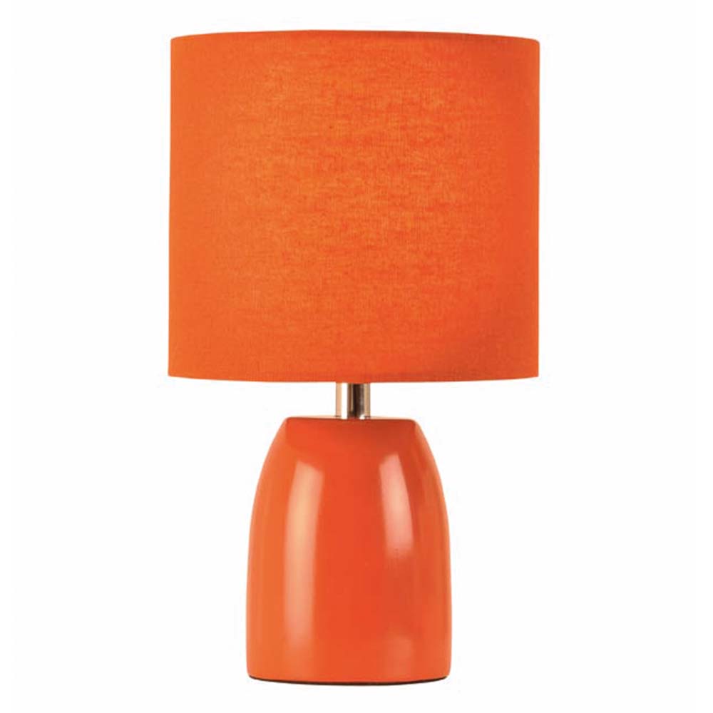 Opal Burnt Orange Ceramic Table Lamp