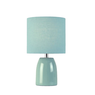 Opal Aqua Blue Ceramic Table Lamp