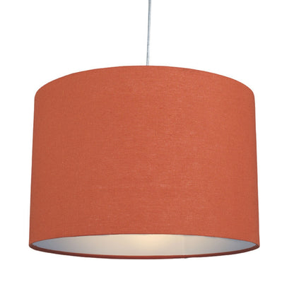 Raj 12" Orange Easy-Fit Pendant Shade