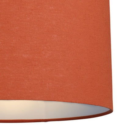 Raj 12" Orange Easy-Fit Pendant Shade