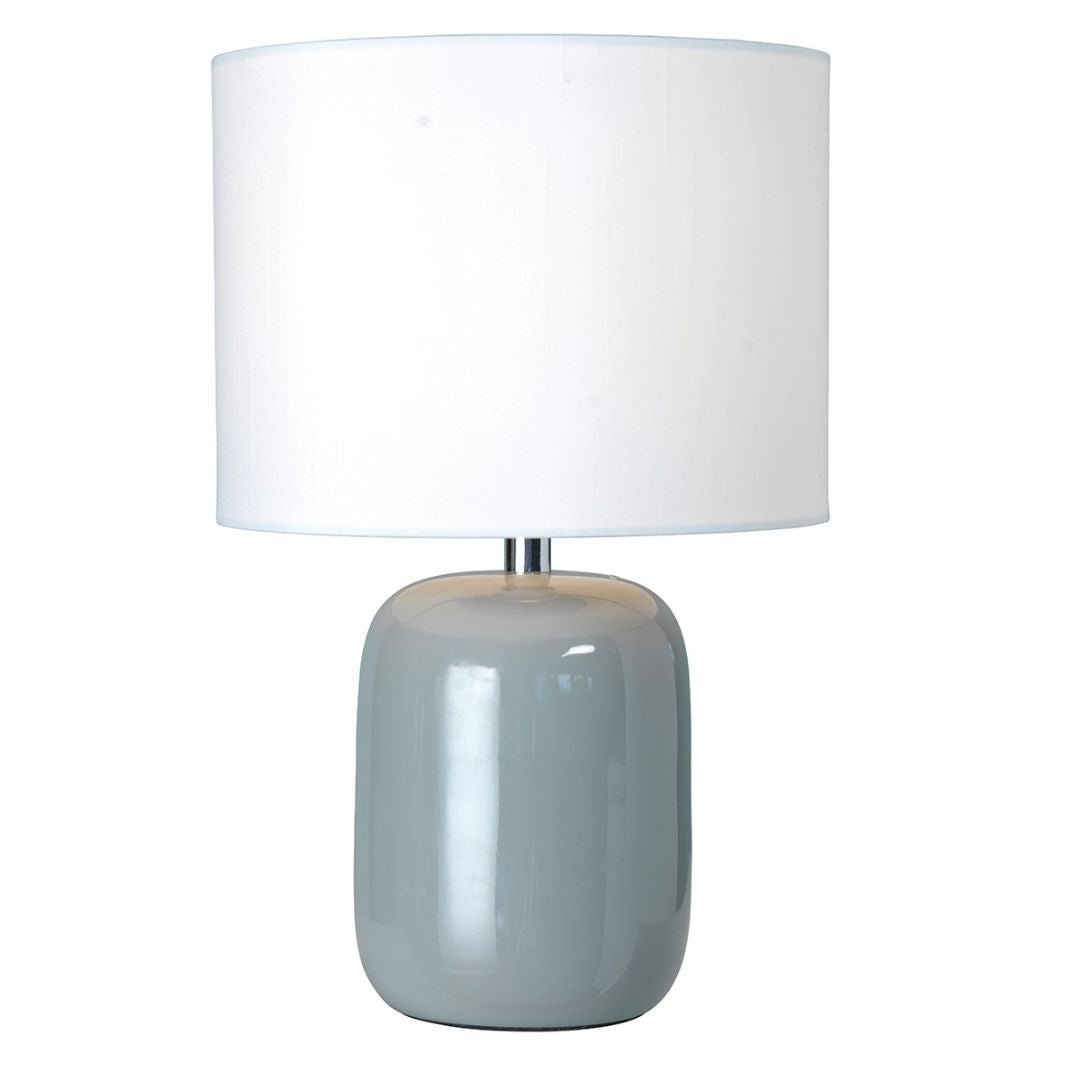 Fenda Grey Ceramic Table Lamp