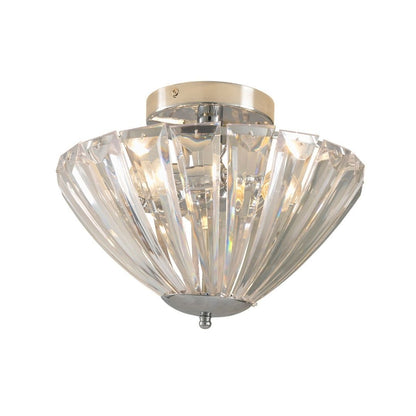 Haven 3 Light Polished Chrome Flush Ceiling Light