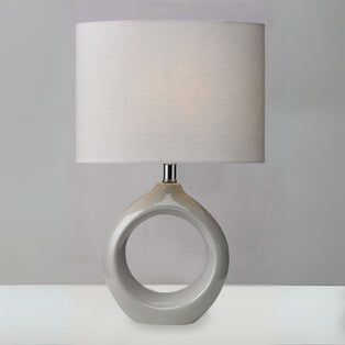 Isla Grey Ceramic Table Lamp