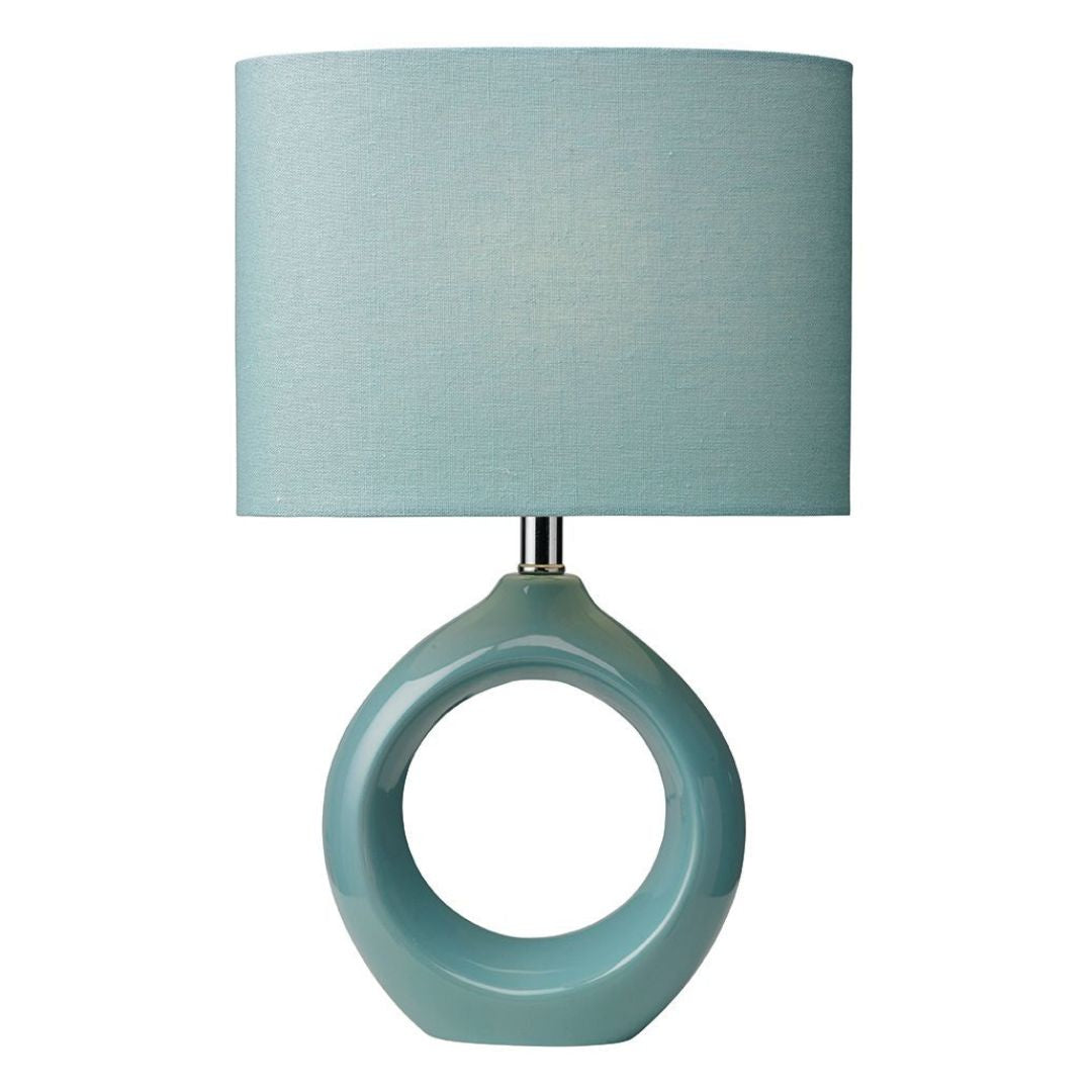 Isla Blue Ceramic Table Lamp