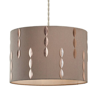 Louie Beige & Copper Easyfit Ceiling Pendant Shade