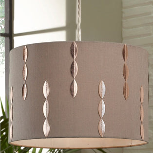 Louie Beige & Copper Easyfit Ceiling Pendant Shade