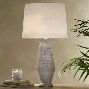 Vamos Grey Ceramic Table Lamp