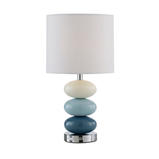 Esme Denim Blue Ceramic Table Lamp