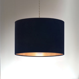 Velvie Navy & Copper Easyfit Pendant Shade