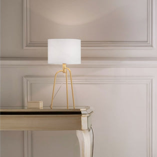 Jerry Gold Tripod Table Lamp