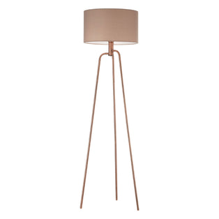 Jerry Antique Copper Tripod Floor Lamp