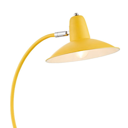 Charlie Curve Yellow Desk Table Lamp