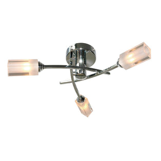 Icarus 3 Light Semi Flush Ceiling Light Polished Chrome