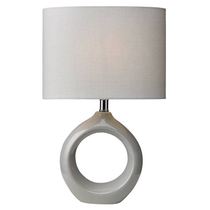 Isla Grey Ceramic Table Lamp