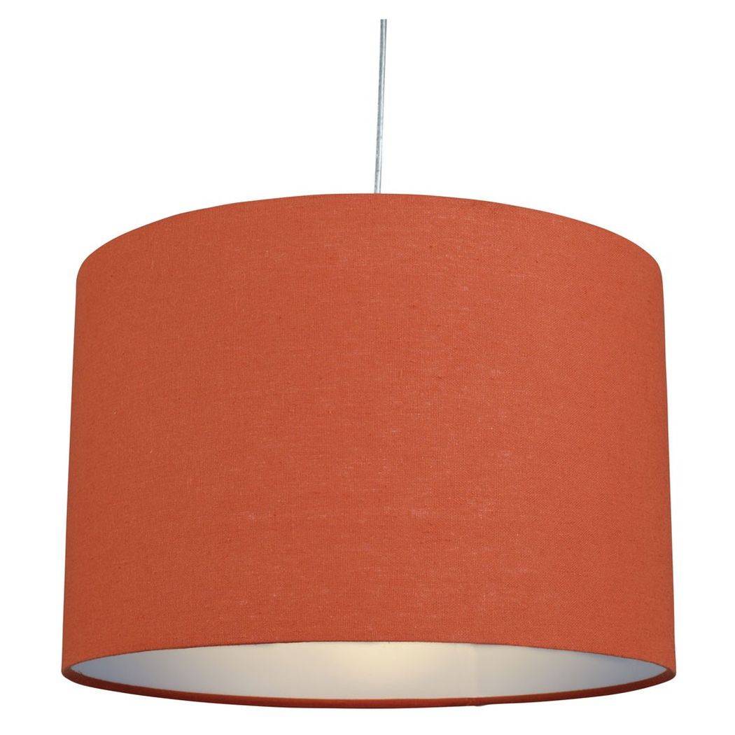 Raj 12" Orange Easy-Fit Pendant Shade