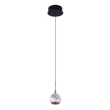 Astrid 1 Light Gold LED Pendant Ceiling Light