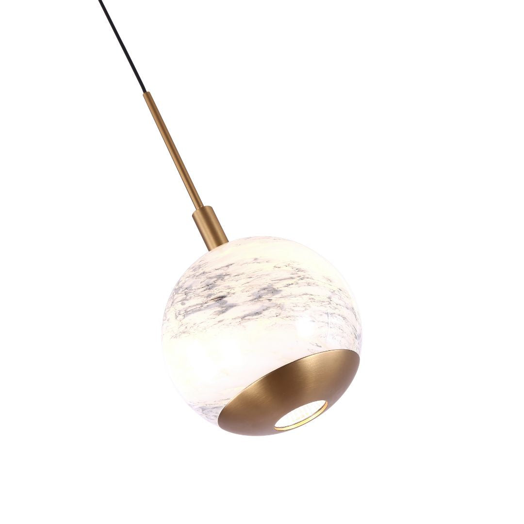 Astrid 1 Light Gold LED Pendant Ceiling Light