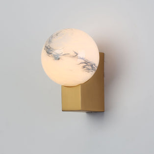 Astrid Gold & Marble Effect Wall Light