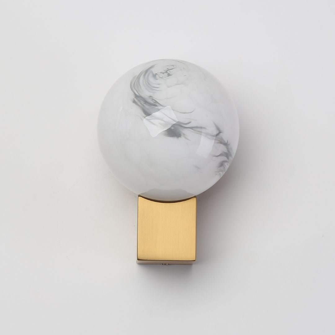 Astrid Gold & Marble Effect Wall Light