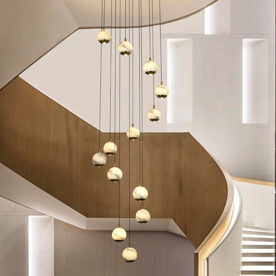 Astrid 13 Light Gold Led Pendant Ceiling Light