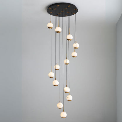 Astrid 13 Light Gold Led Pendant Ceiling Light