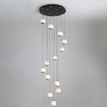 Astrid 13 Light Silver LED Pendant Ceiling Light