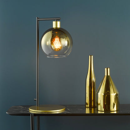 Lycia Gold & Ombre Glass Table Lamp