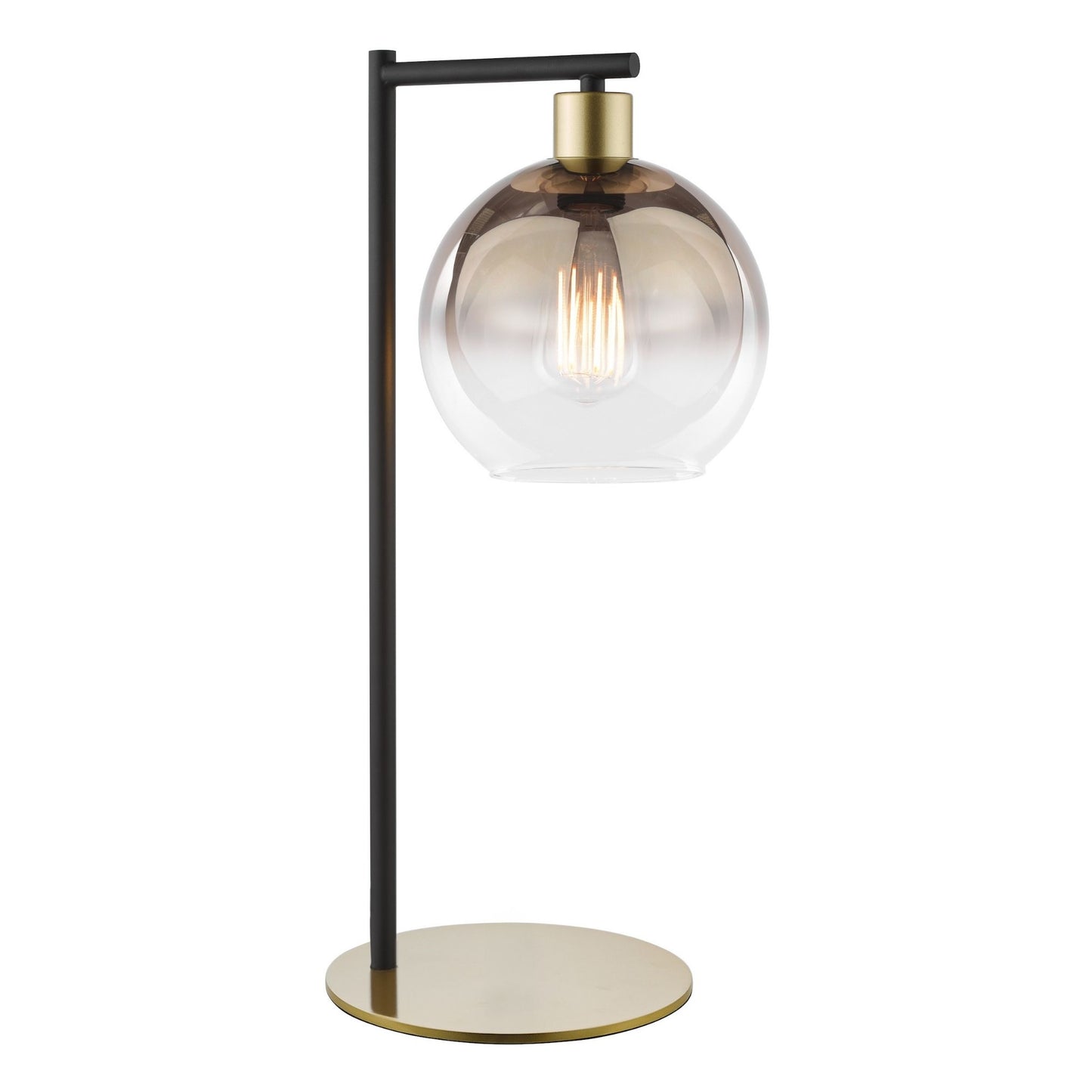 Lycia Gold & Ombre Glass Table Lamp