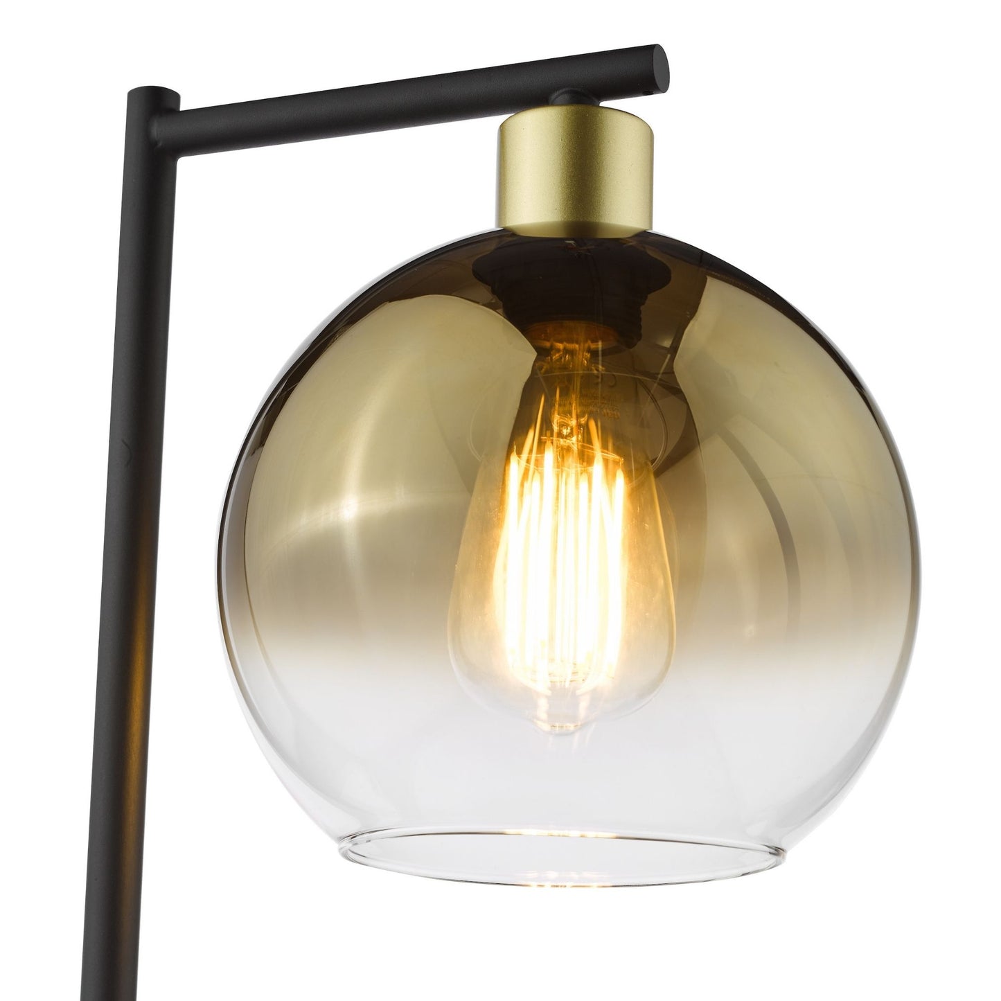 Lycia Gold & Ombre Glass Table Lamp