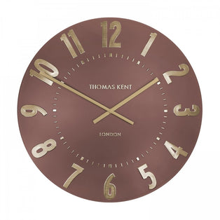 Thomas Kent Mulberry 20" Wall Clock Auburn