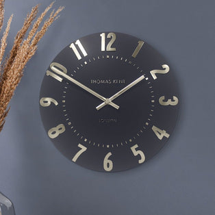 Thomas Kent Mulberry 12" Wall Clock Odyssey