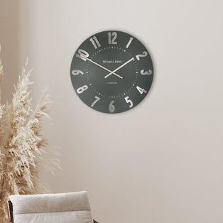 Thomas Kent Mulberry 20" Wall Clock Olive Green