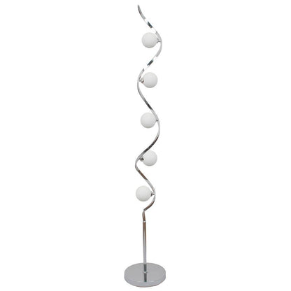 Bombo 5 Light Floor Lamp Polished Chrome