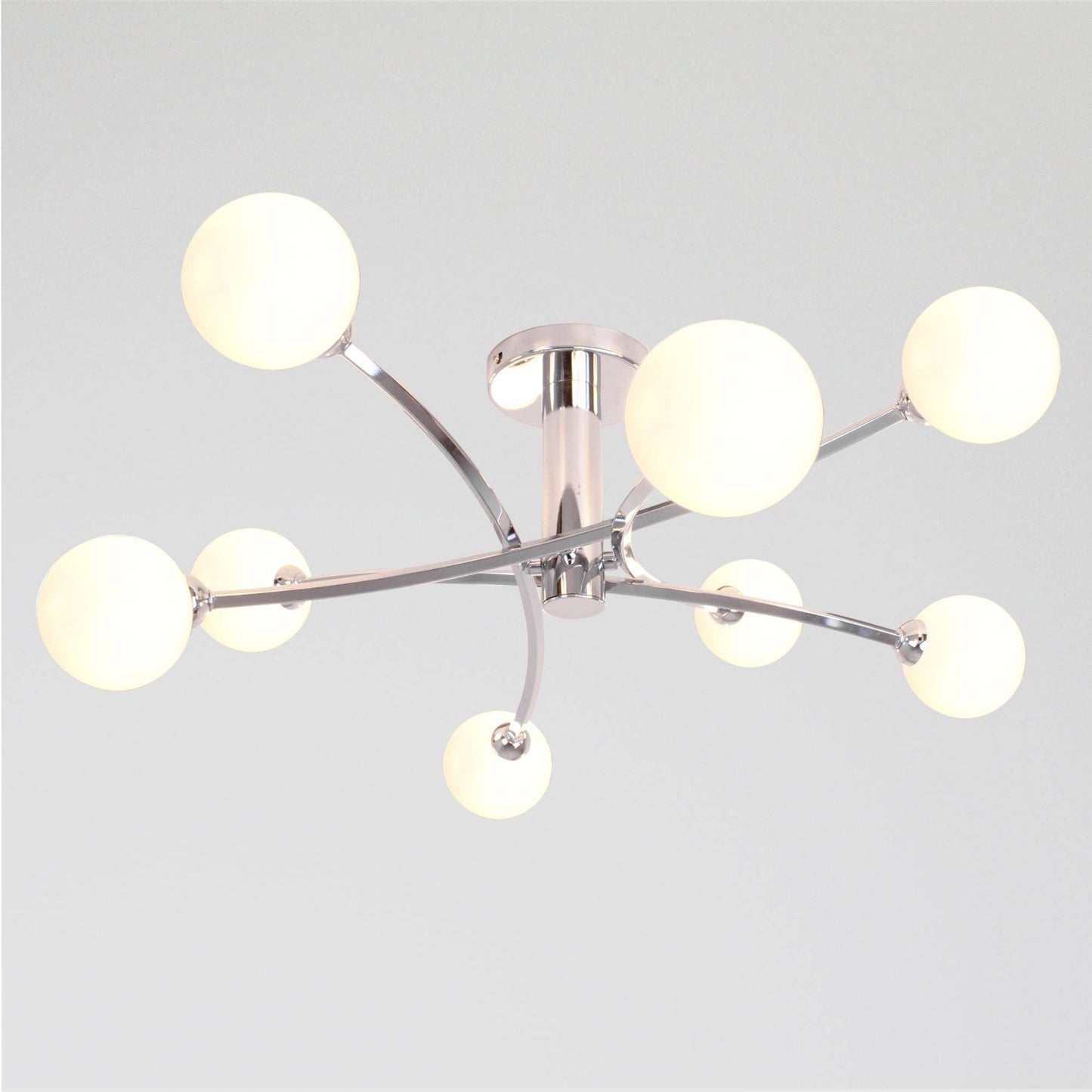 Bombo 8 Light Ceiling Light Polished Chrome