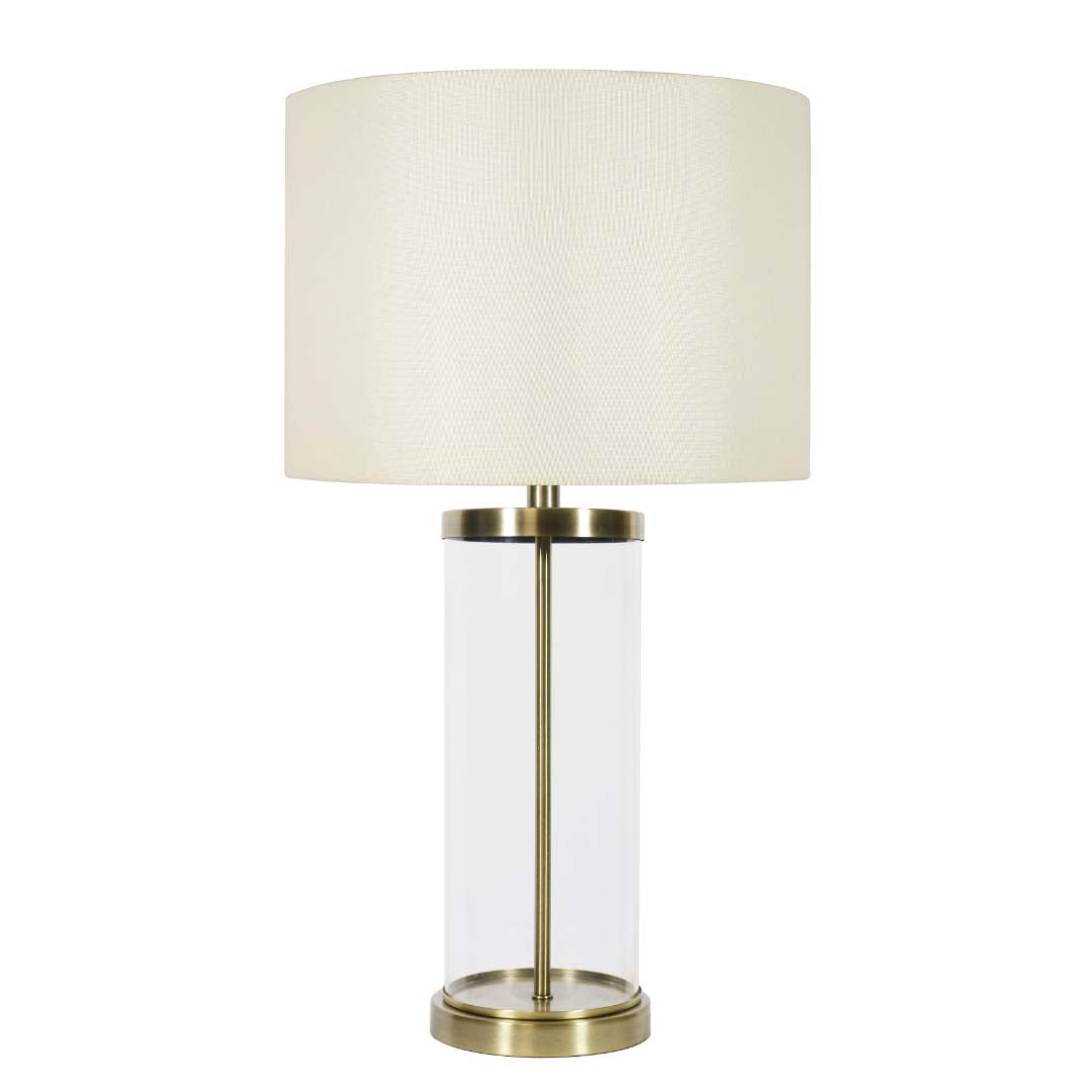 Adelia Antique Brass Table Lamp