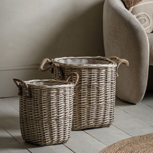 Paraíso Square Baskets Set of 2