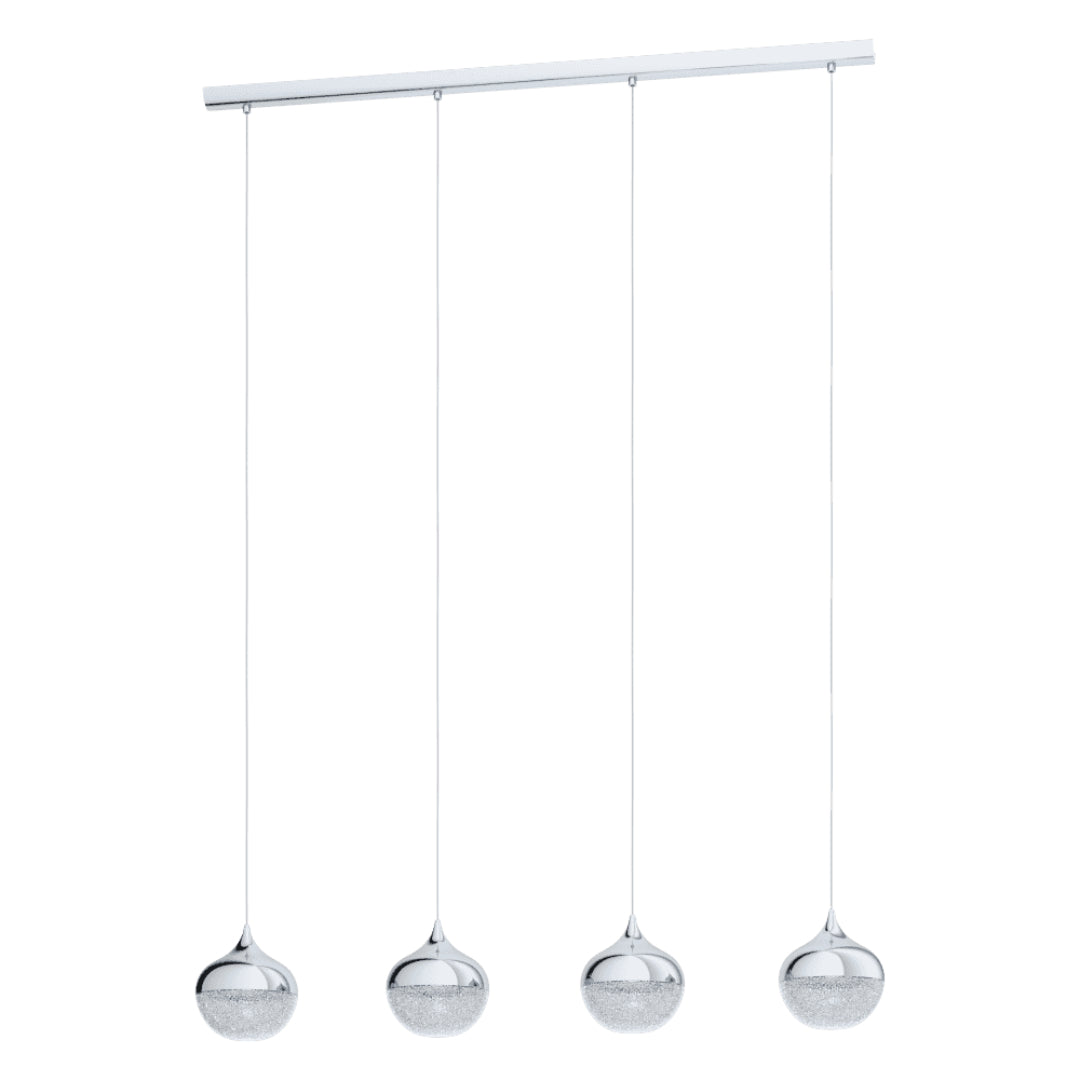 Fable 4 Light Polished Chrome Ceiling Bar