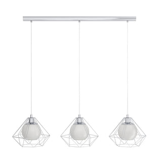 Burton 3 Light Polished Chrome Pendant Bar