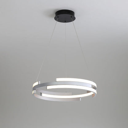 Helmi Large Silver LED Pendant Ceiling Light