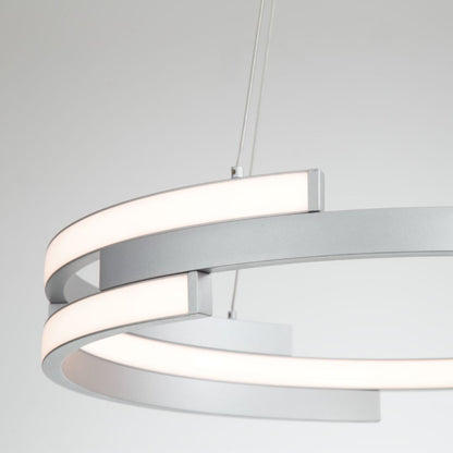 Helmi Large Silver LED Pendant Ceiling Light